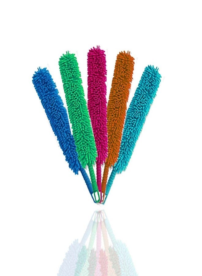 HYDERON Flexible Fan Cleaning Duster | Multi-Purpose Cleaning Tool for Home, Kitchen, Car, and Office | Long Rod for Easy Reach and Thorough Cleaning - Image 1